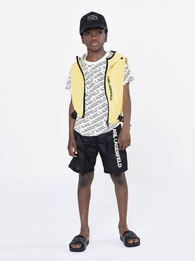 Karl Lagerfeld Kids Karl Lagerfeld Kids Футболка Z25395 S Білий Regular Fit