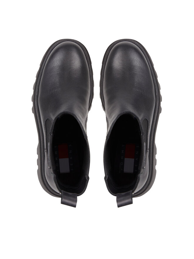 Tommy Jeans Klassische Stiefeletten Tommy Jeans Tjw Fashion Chelsea EN0EN02295 Schwarz