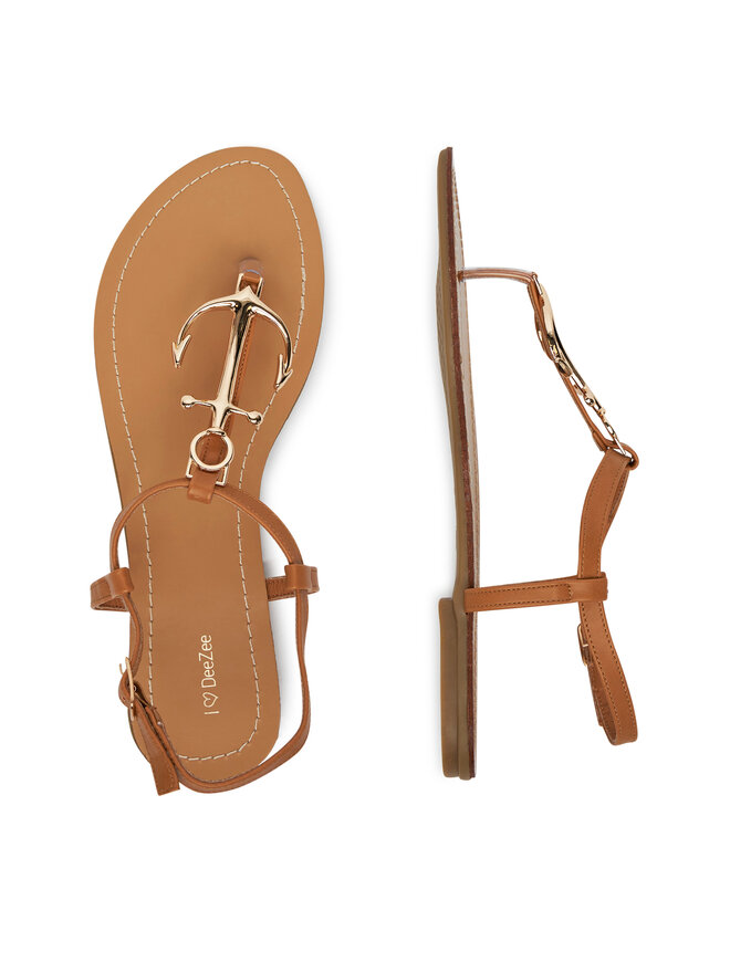 DeeZee Sandalen DeeZee F103-123 Braun