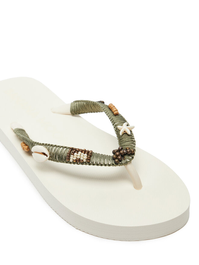 Banana Moon Chancletas Banana Moon Luceros Tahuata JSR11 Écru