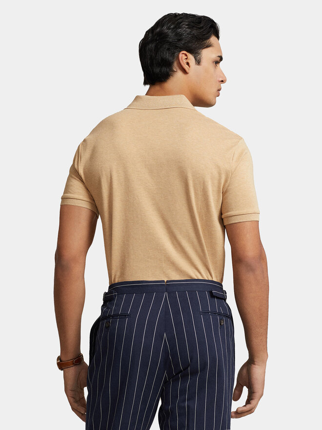 Polo Ralph Lauren Polo Ralph Lauren Poloshirt 710704319086 Beige Custom Slim Fit