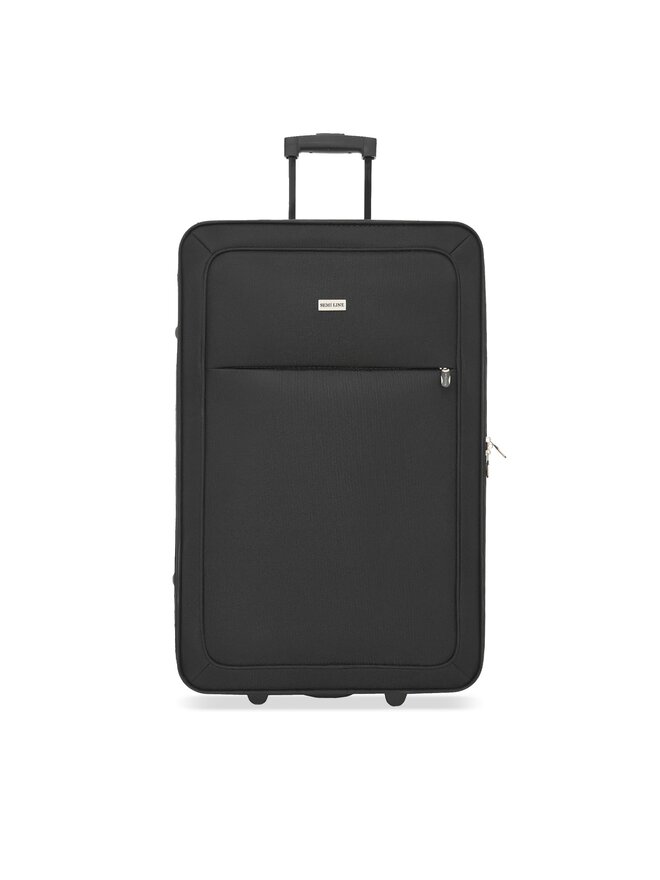 Semi Line Μεγάλη Βαλίτσα Semi Line T5656-3 Μαύρο