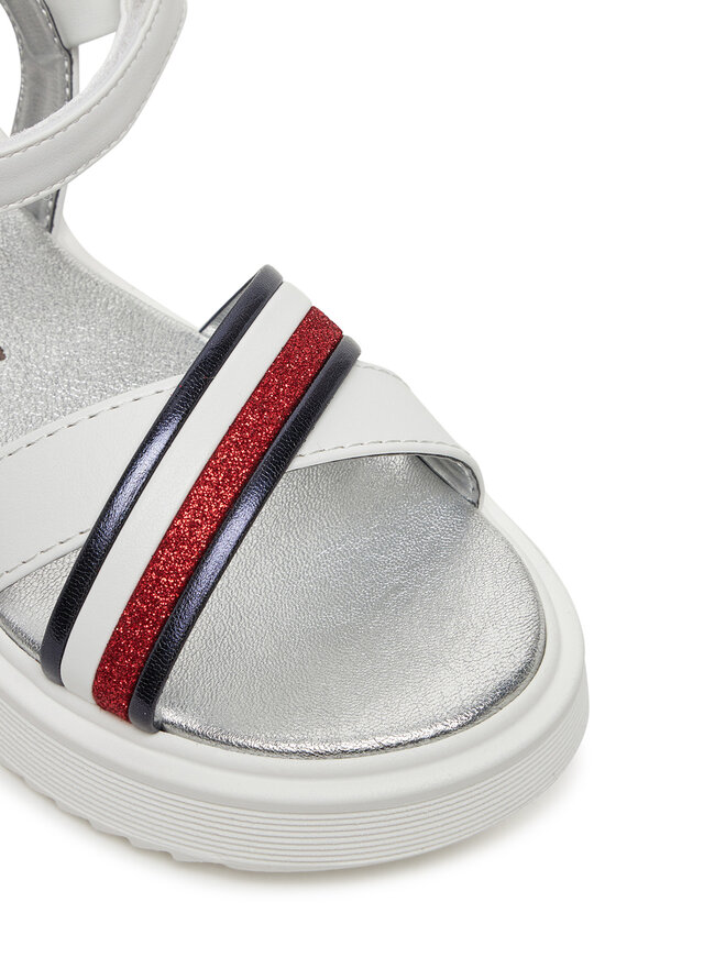 Tommy Hilfiger Sandalen Tommy Hilfiger Sandal T4A2-33799-0273 Weiß