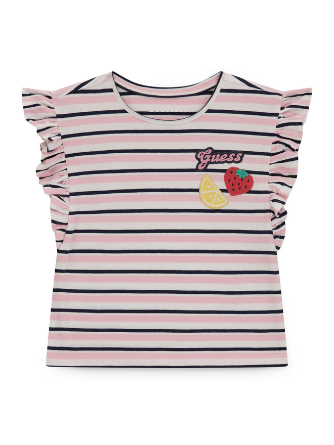Guess Guess Футболка K6GI09 K9NE4 Рожевий Regular Fit