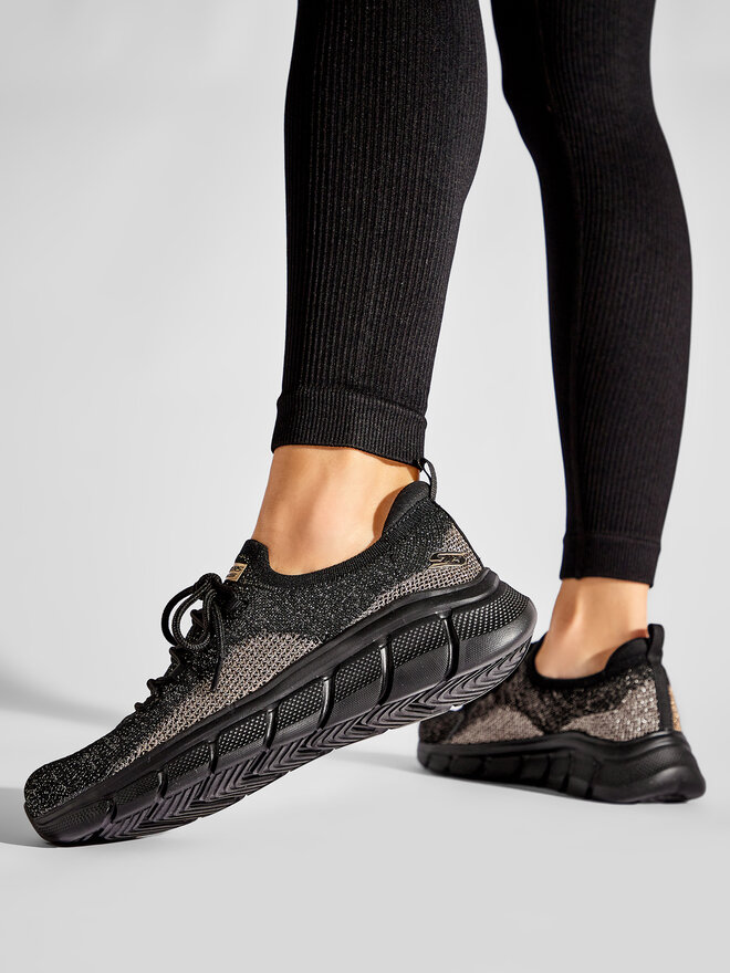 Skechers Αθλητικά Skechers BOBS SPORT Fall Sparks 117113/BKGD Μαύρο
