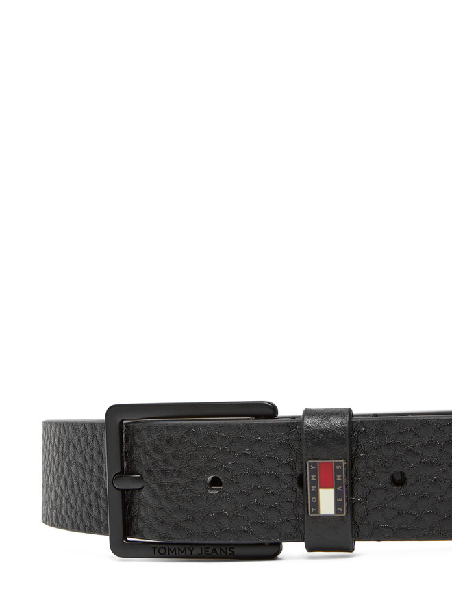 Tommy Jeans Ζώνη Ανδρική Tommy Jeans Tjm Elevated Flag Leather 3.5 AM0AM13418 Μαύρο