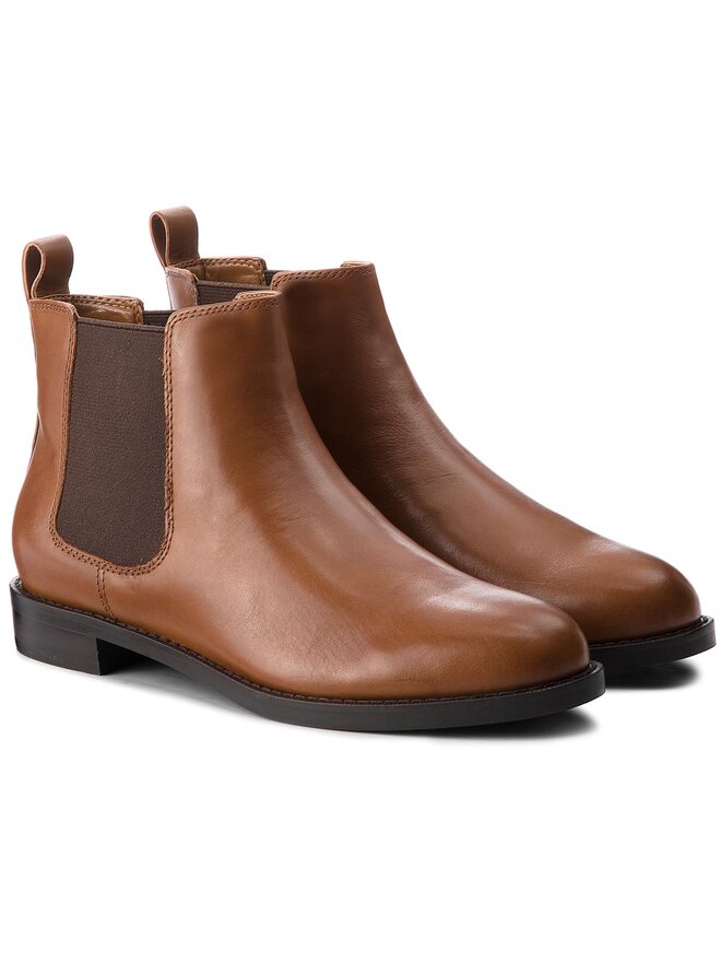 Bottines Chelsea Lauren Ralph Lauren Haana 802709965002 Marron chaussures