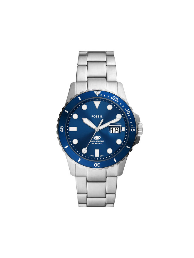 Fossil Uhr Fossil Blue FS6029 Silberfarben