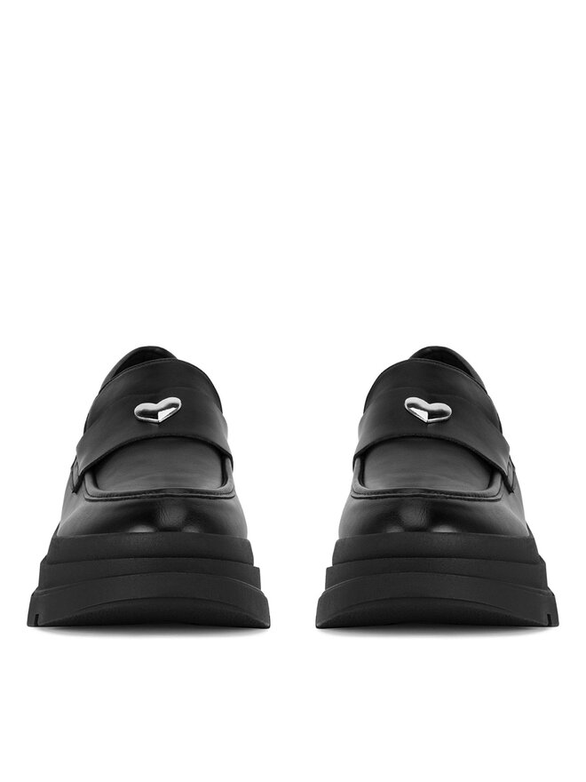 DeeZee Loafersy DeeZee 20253-5B Czarny