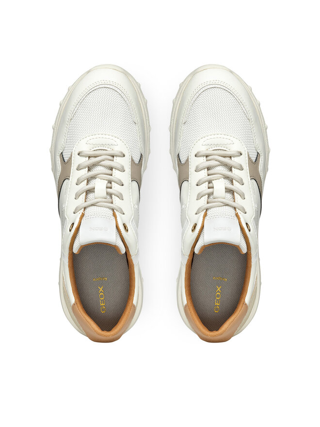 Geox Sneakersy Geox D55LPA 0BC11 C1RH6 Bílá
