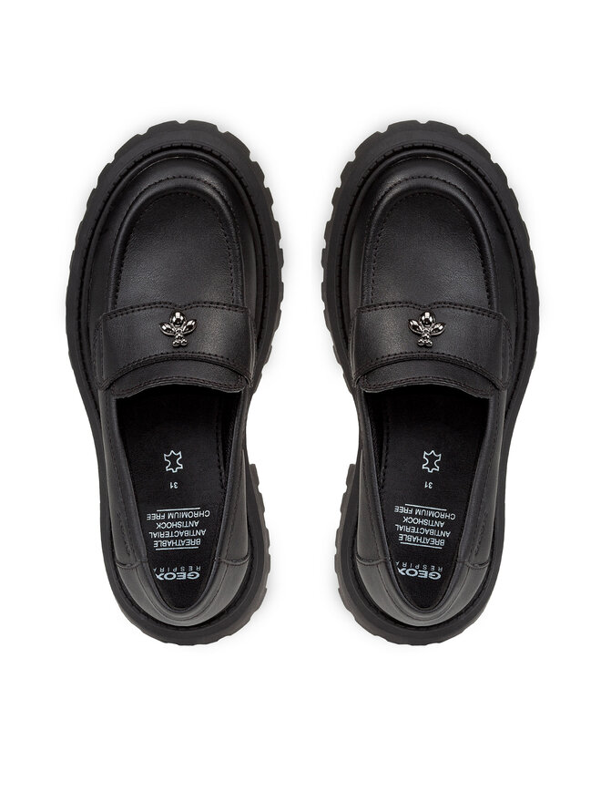 Geox Halbschuhe Geox J Maquinnens Girl J46M6E 000BC C9999 M Schwarz