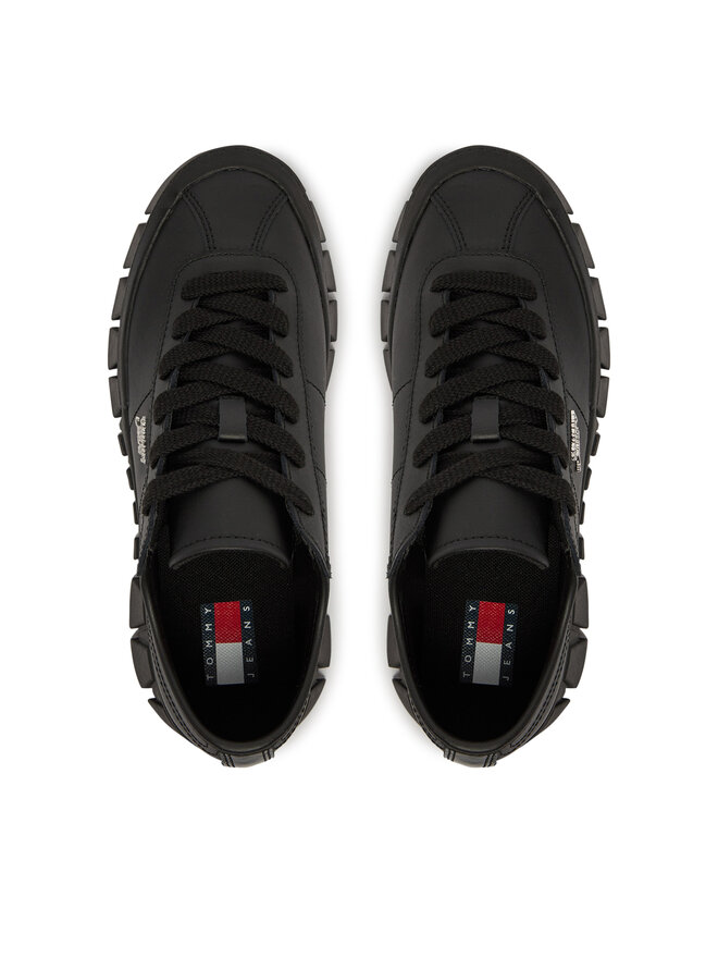 Tommy Jeans Sneakers Tommy Jeans Tjw Platform Sneaker Leather Lc EN0EN03165 Schwarz