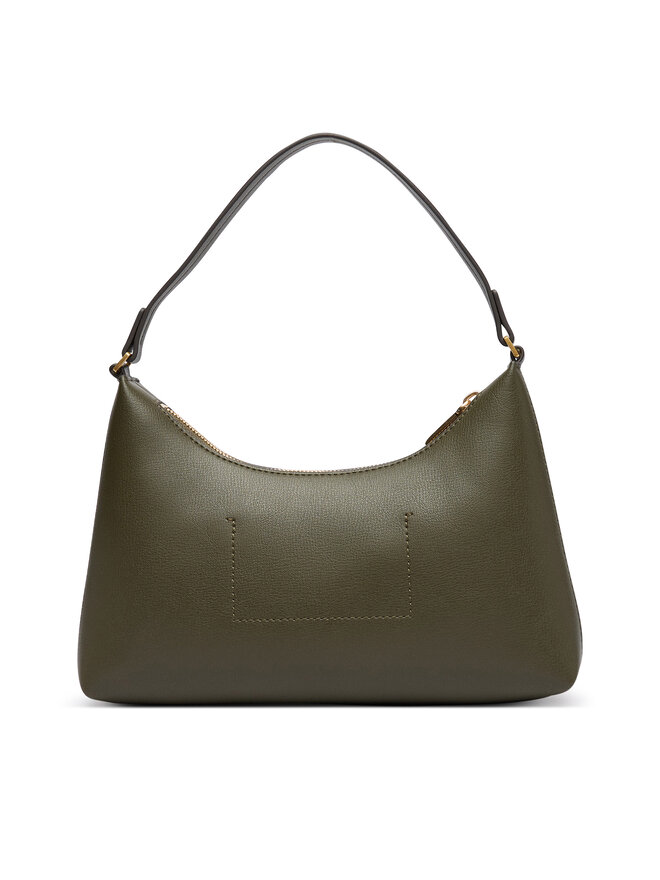 Calvin Klein Handtasche Calvin Klein Foil Logo Small Shoulder Bag LV04F3890G Dunkelgrün