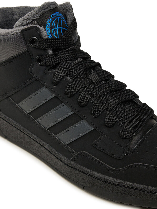 Sneakersy adidas Rapid Court Mid Winterized JR0170 Czarny | eobuwie.com.pl