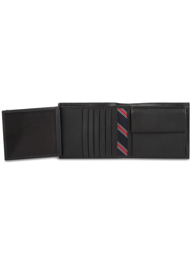 Tommy Hilfiger Veľká pánska peňaženka Tommy Hilfiger Eton Trifold AM0AM00657 Čierna