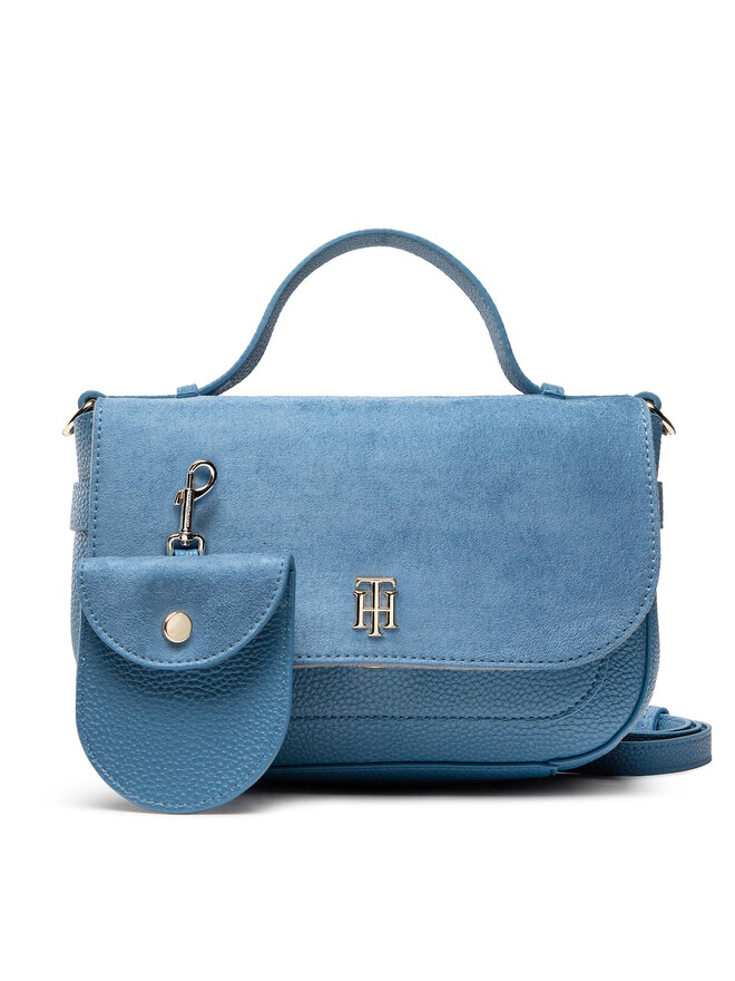 Tommy Hilfiger Handtasche Tommy Hilfiger Th Joy Crossover Mix AW0AW10951 Blau