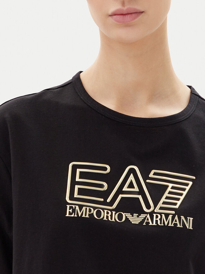 EA7 Emporio Armani EA7 Emporio Armani Camiseta 7W000098 AF12503 MC004 Negro Loose Fit