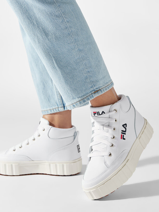 Fila Αθλητικά Fila Sandblast Mid Wmn FFW0187.10004 Λευκό