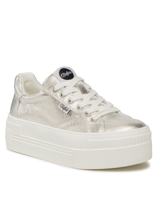 Buffalo scarpe argento top