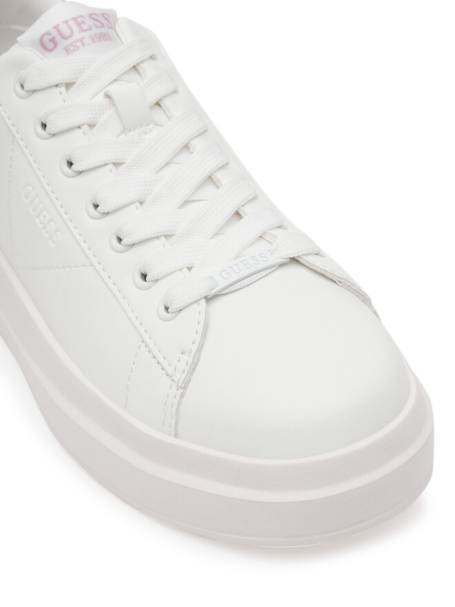 Guess Sneakers Guess FLJBIN LEA12 Alb