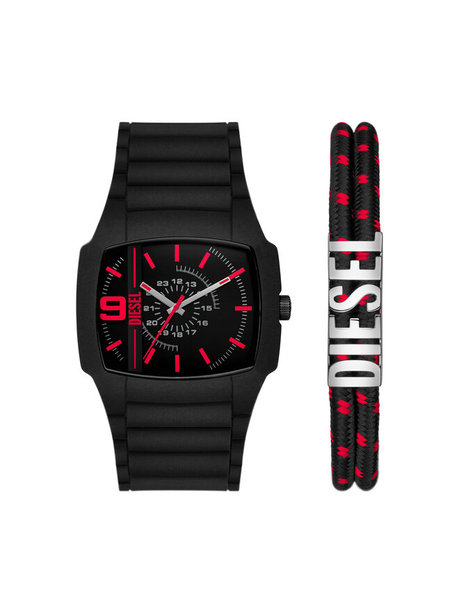 Diesel Ρολόι Diesel Cliffhanger DZ2191SET Μαύρο