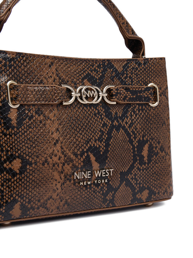 Nine West Handtasche Nine West EO-CITY GRACE-LDA9420 SNAKE Braun