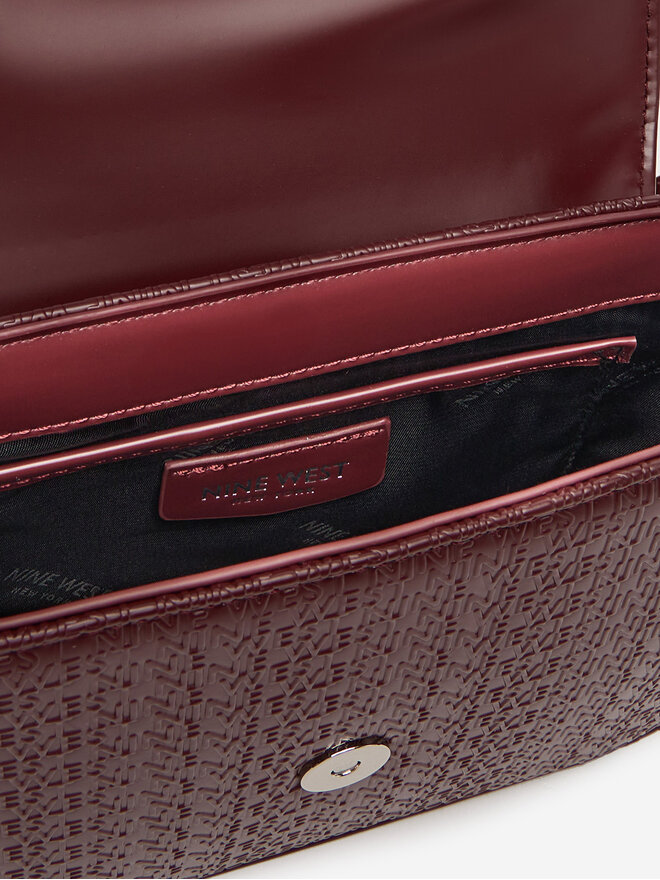 Nine West Дамска чанта Nine West CEO-HAMPSHIRE-I-LDA8176 Бордо