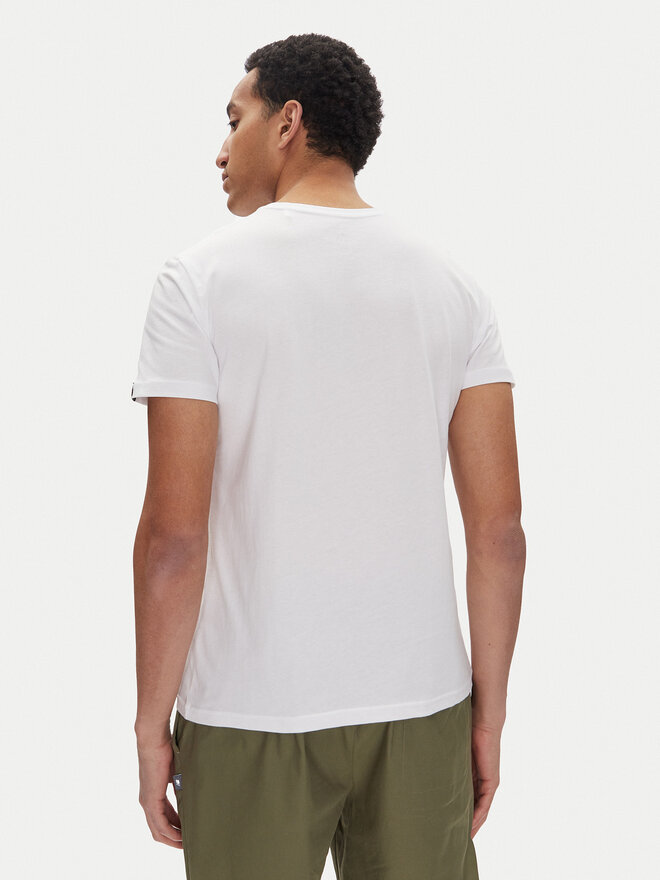 Alpha Industries Alpha Industries Camiseta Small Logo 146511 Blanco Regular Fit