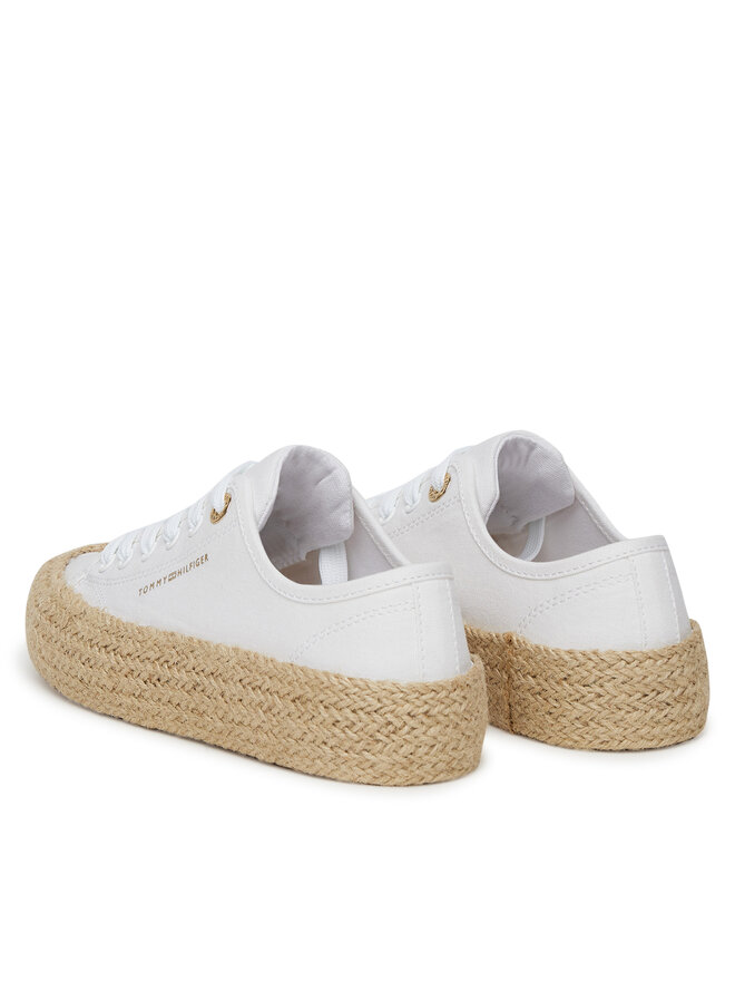 Tommy Hilfiger Espadrile Tommy Hilfiger T3A9-33732-0890100 Alb