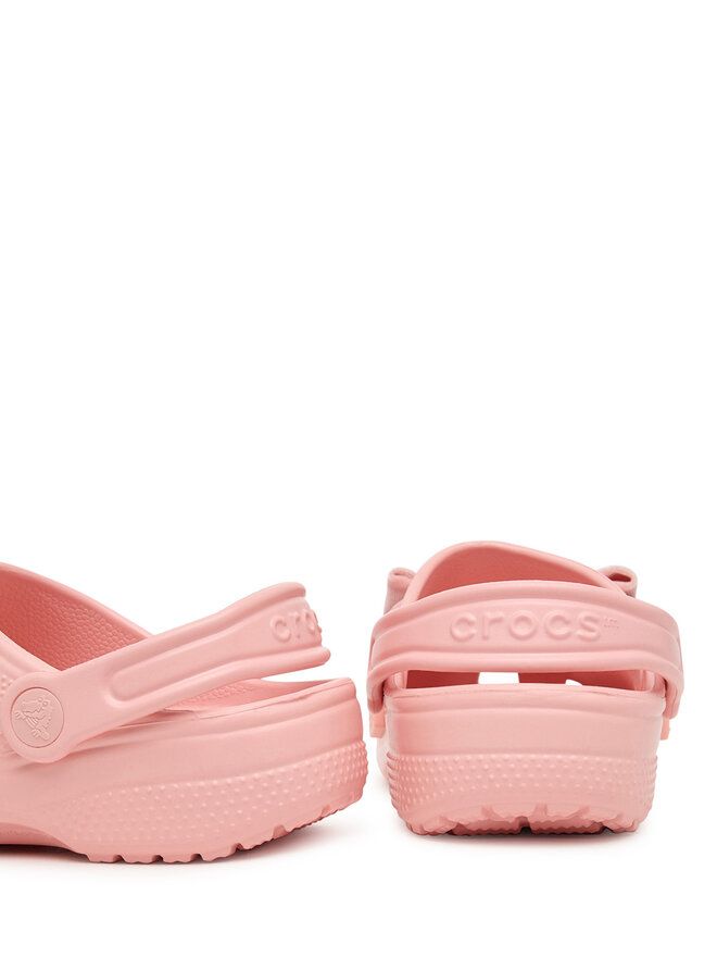 Crocs Pantoletten Crocs Classic Bow Clog 211886 Rosa