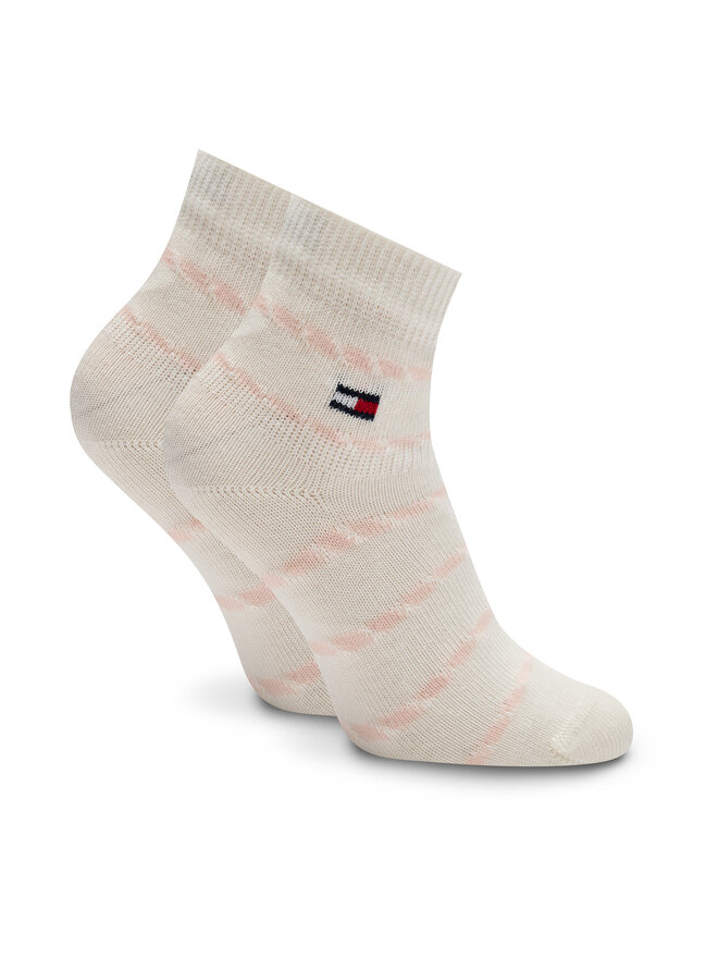 Tommy Hilfiger Комплект 2 чифта дълги чорапи детски Tommy Hilfiger 701229883 Розов