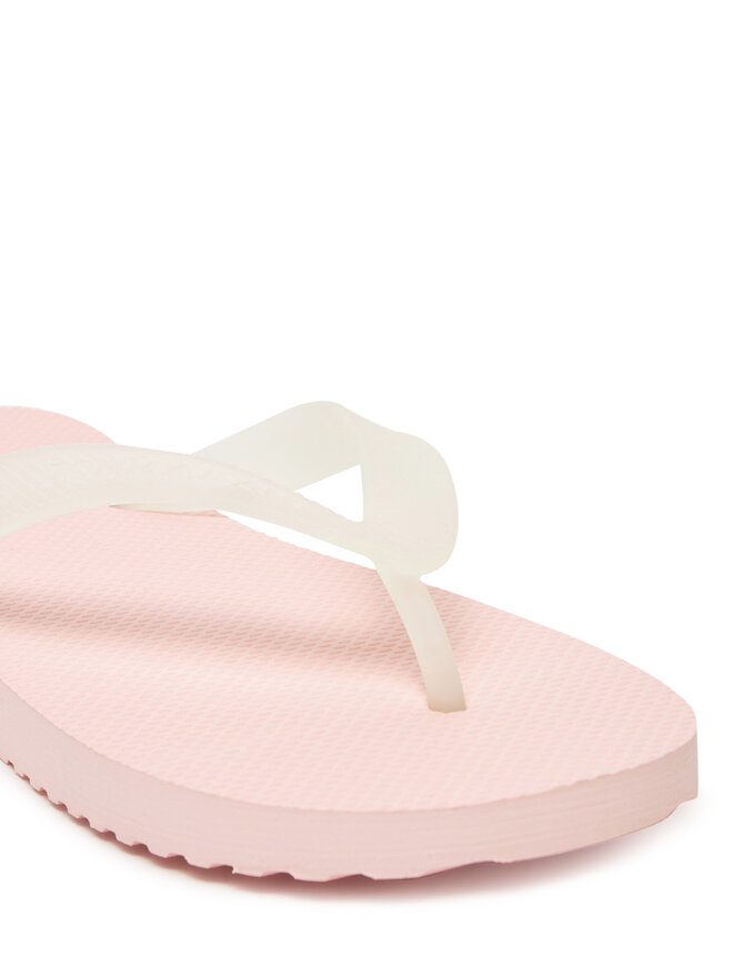Tommy Jeans Japonki Tommy Jeans Tjw Logo Flip Flop EN0EN02447 Różowy