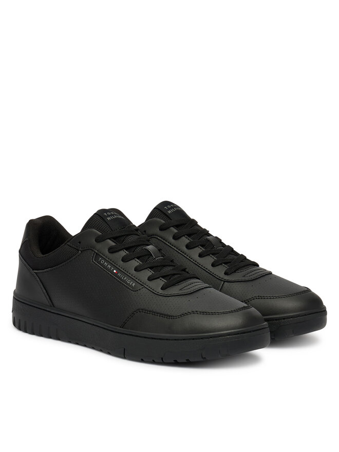 Tommy Hilfiger Sneakers Tommy Hilfiger Th Basket Core Lite Lth FM0FM05713 Schwarz