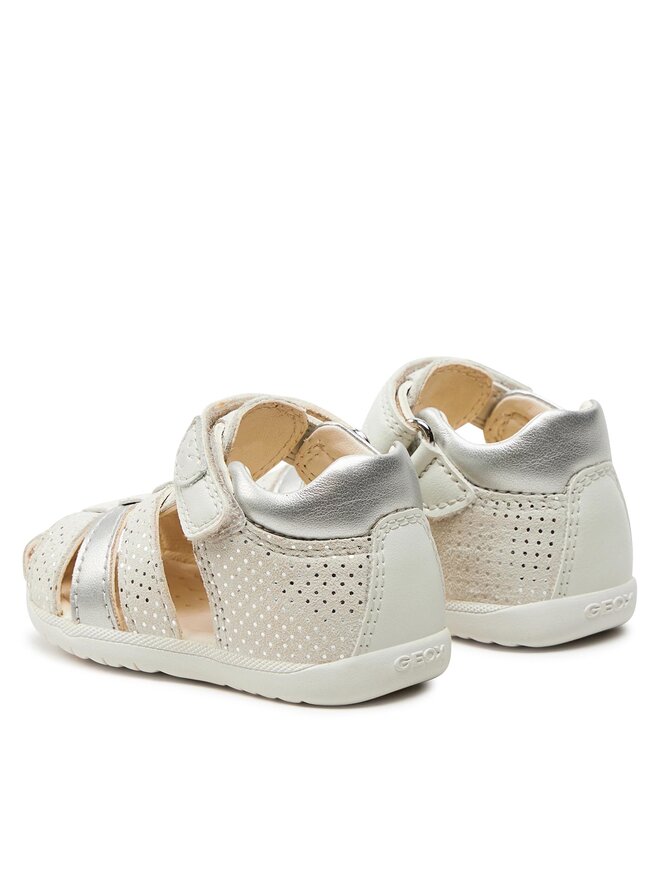 Geox Sandalen Geox B Sandal Macchia Gir B254WB 007NF C1Q1N Weiß