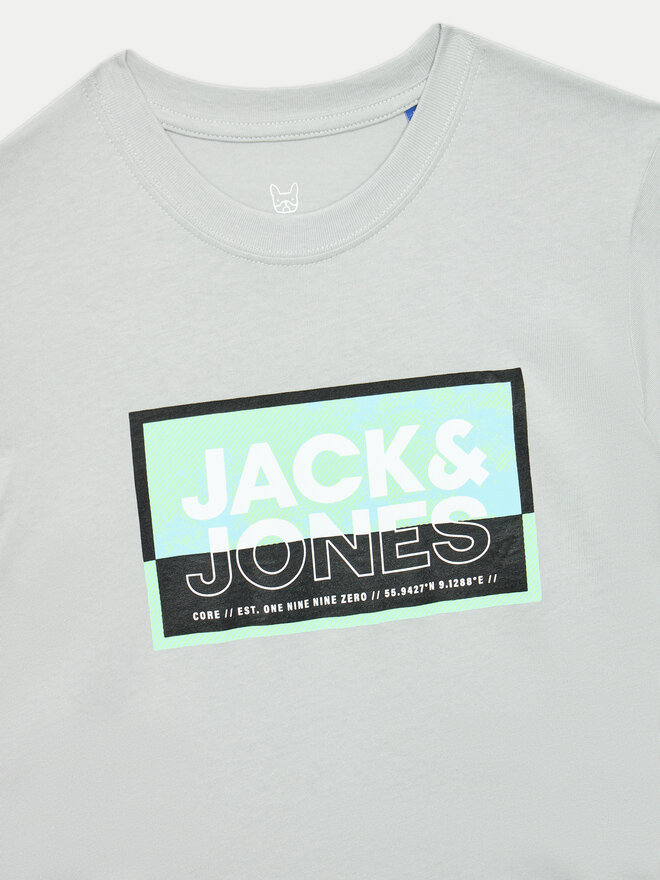 Jack&Jones Junior Jack&Jones Junior T-shirt Jcologan 12259922 Siva Regular Fit