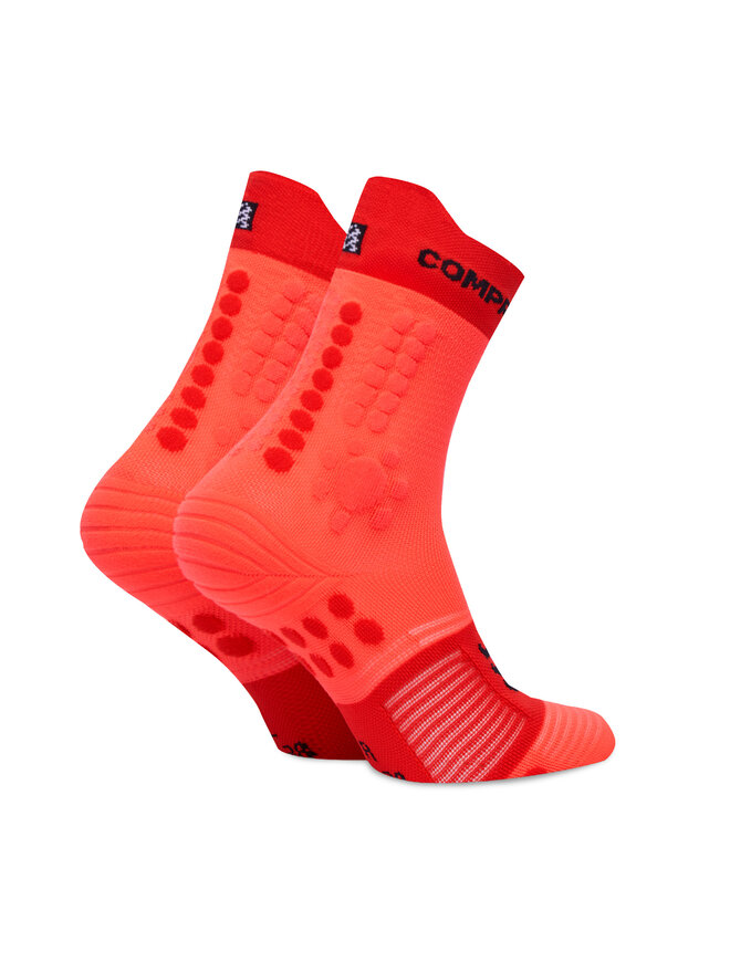 Compressport Дълги чорапи unisex Compressport Pro Racing Socks v4.0 Trail XU00048B Червен