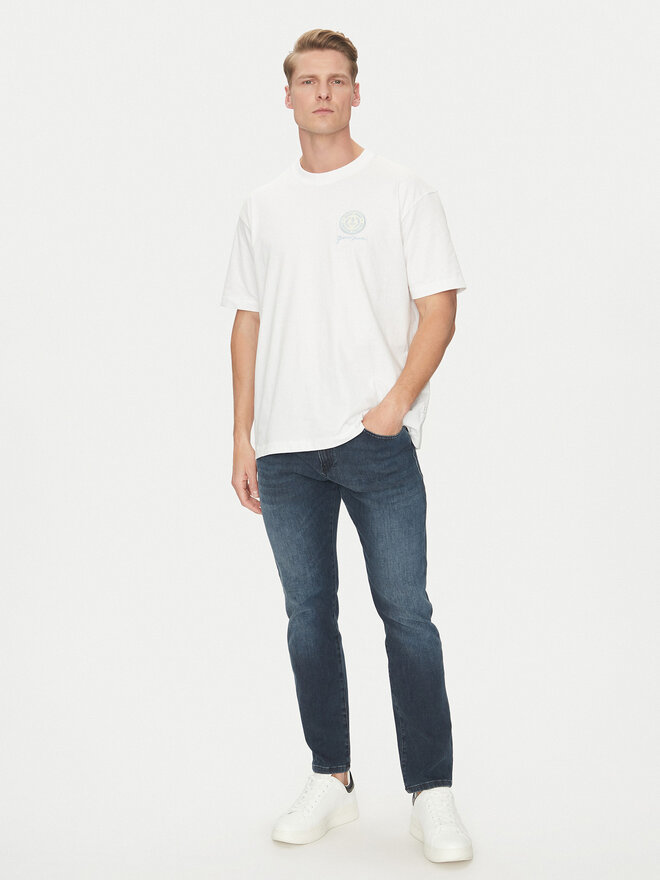 Guess Jeans Guess Jeans Marškinėliai M5GI56 K8FQ4 Balta Regular Fit