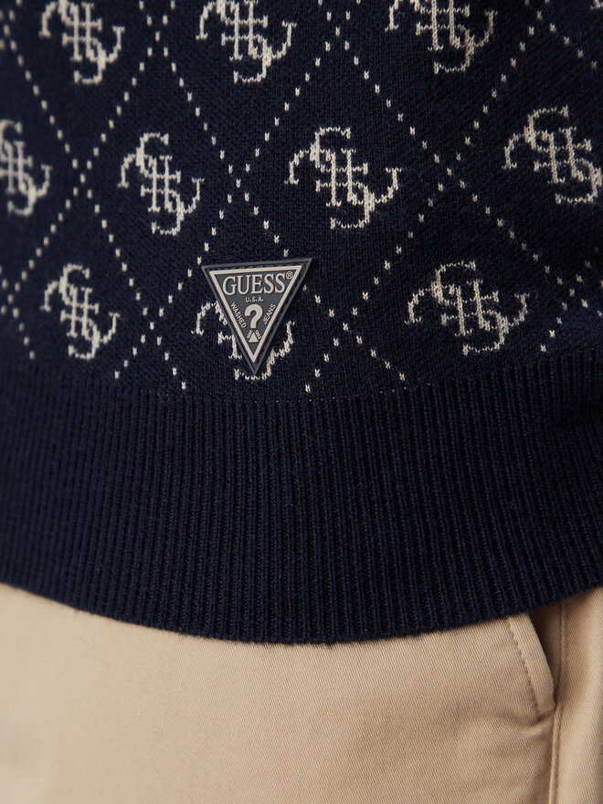 Guess Guess Poloshirt M6YR10 Z0915 Dunkelblau Regular Fit