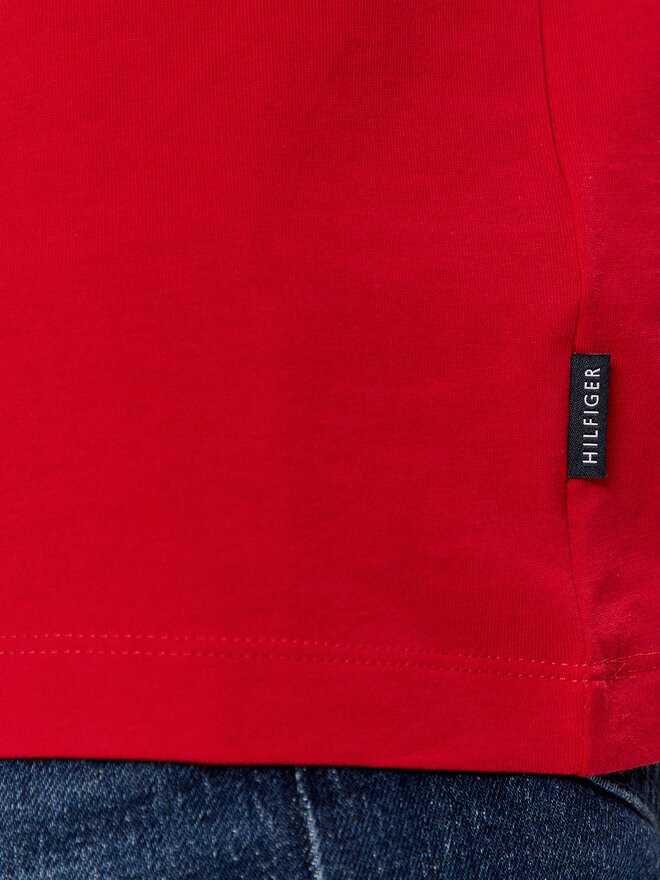 Tommy Hilfiger Tommy Hilfiger Majica Track Graphic MW0MW34429 Rdeča Regular Fit