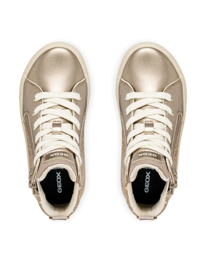 Geox Sneakers Geox J Gisli Girl J664ND 0AUAJ C5005 S Goldfarben