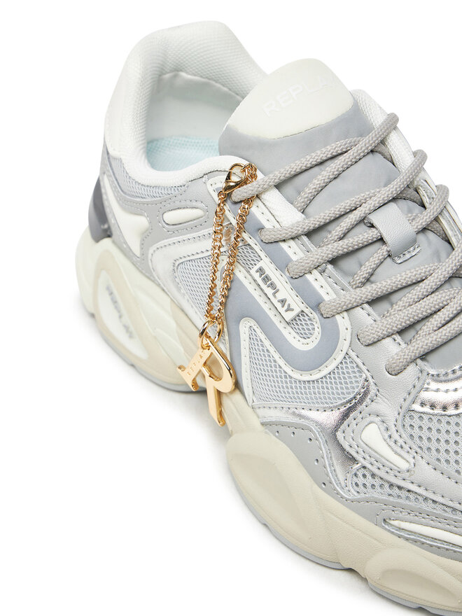 REPLAY Sneakersy REPLAY GWS9N .000.C0009T Srebrny
