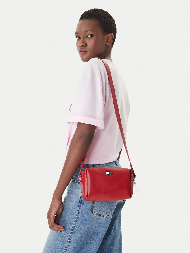 Tommy Jeans Handtasche Tommy Jeans Tjw City Charm Camera Bag AW0AW18456 Rot