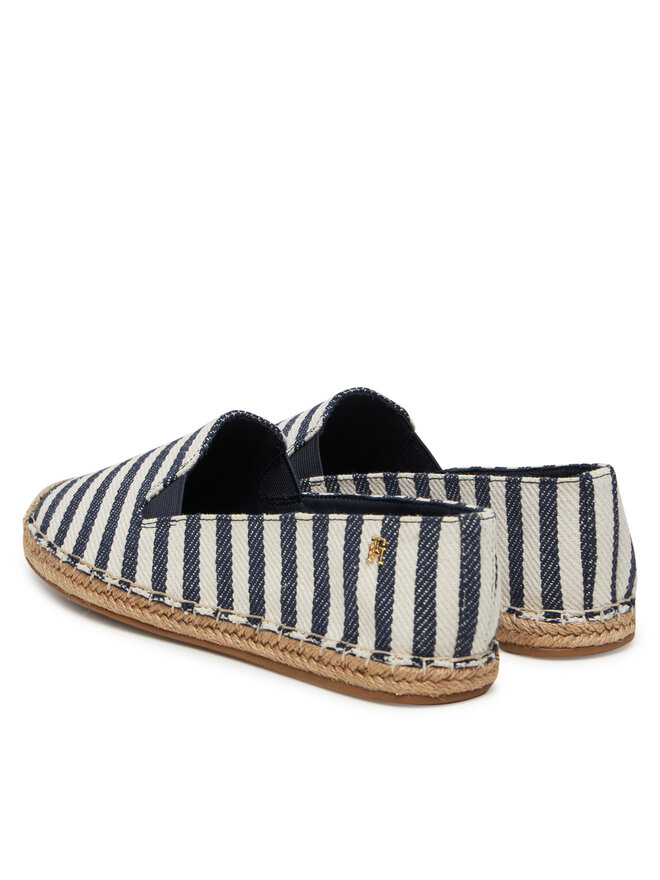 Tommy Hilfiger Espadryle Tommy Hilfiger Nautical Stripe Espadrille FW0FW08653 Kolorowy