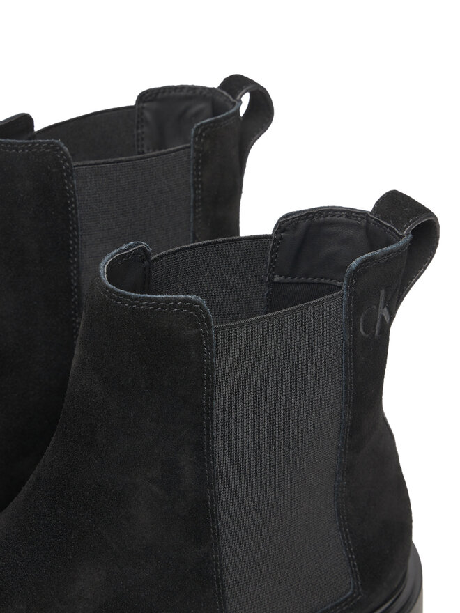 Calvin Klein Klassische Stiefeletten Calvin Klein Combat Ess Chelsea Boot Su YM0YM01372 Schwarz