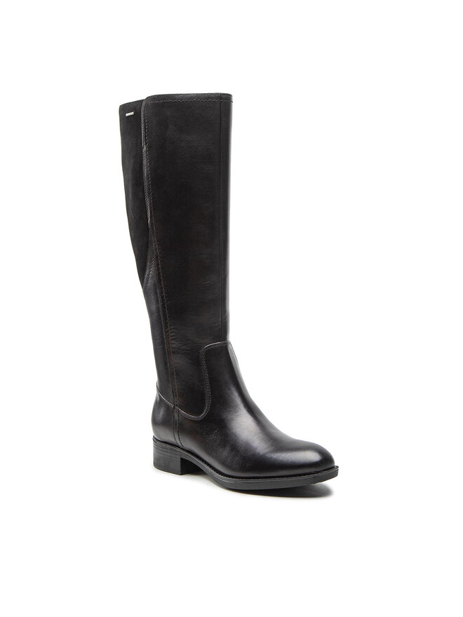 Geox Cizme lungi riding Geox D Felicity Np Abx D D26BLD 04322 C9999 Negru