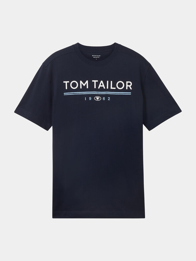 Tom Tailor Tom Tailor Marškinėliai 1040988 Tamsiai mėlyna Regular Fit