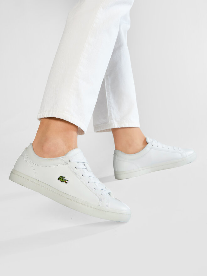 Lacoste straightset blanche clearance