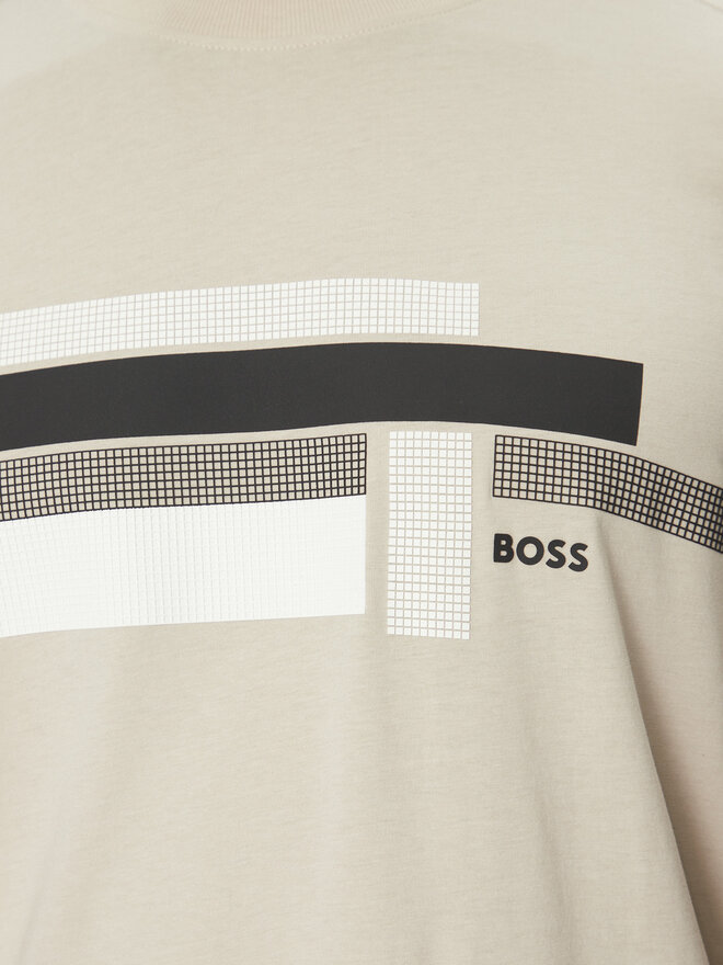 BOSS BOSS T-Shirt Glamping 50538923 Beige Relaxed Fit