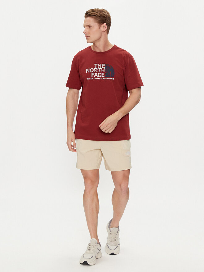The North Face The North Face Marškinėliai Rust 2 NF0A87NW Raudona Regular Fit