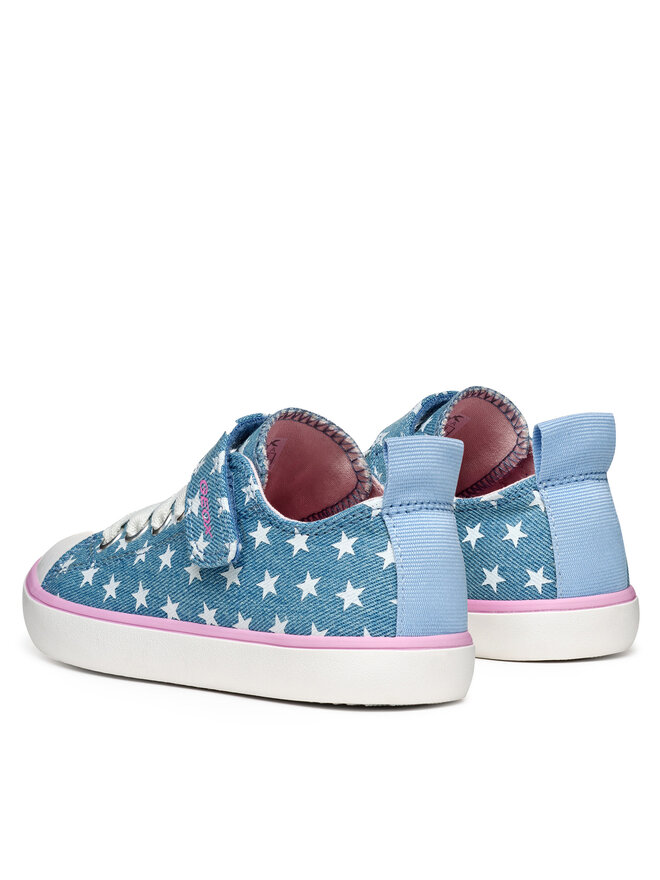 Geox Sneakers aus Stoff Geox J Gisli J454NA 000AN C4008 S Blau
